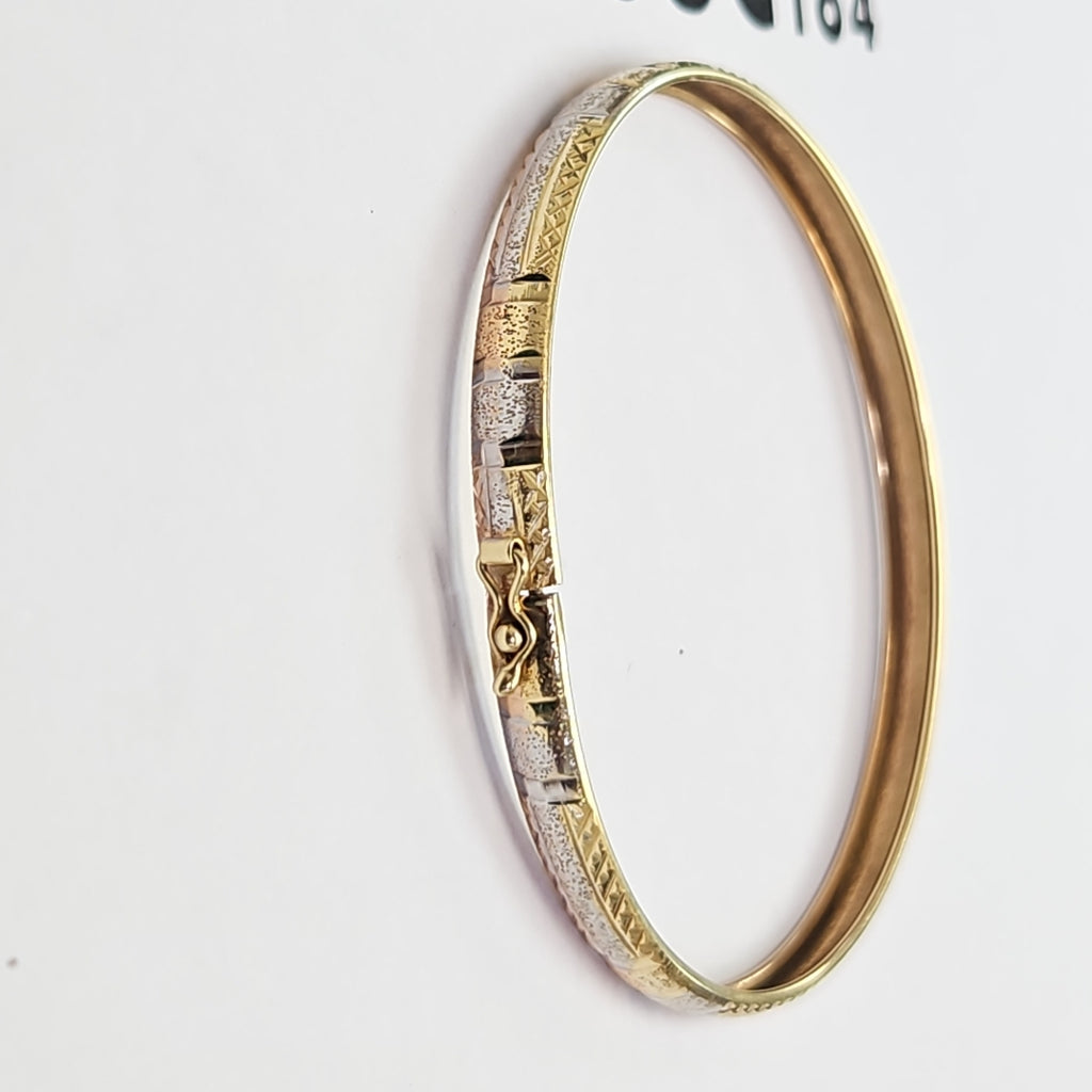 PULSERA RIGIDA ORO 10 K 4.7 GRMS (SEMINUEVO)