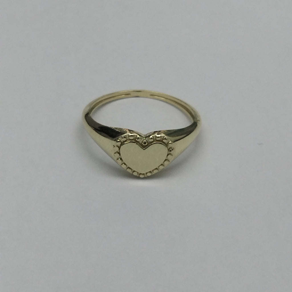 ANILLOS ANILLITO FIG CORAZON 10K TALLA 7 1.7 GR (NUEVO)
