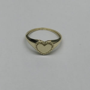 ANILLOS ANILLITO FIG CORAZON 10K TALLA 7 1.7 GR (NUEVO)
