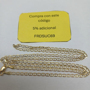 CADENA MARINERO 10K 55 CM 2.8 GR (NUEVO)