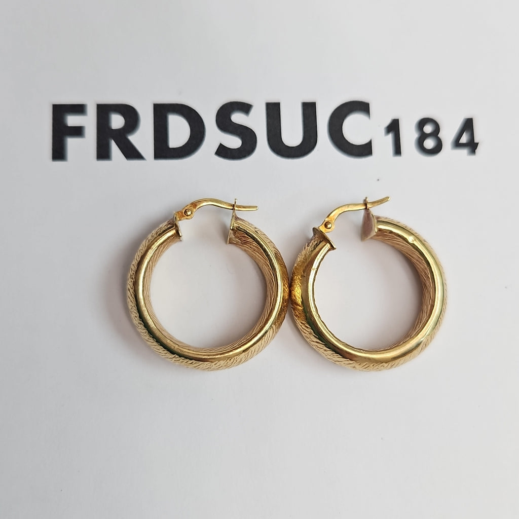 ARRACADAS PAR ORO 14 K 3.5 GRMS (SEMINUEVO)