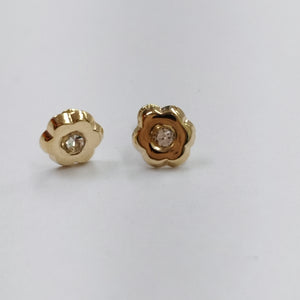 BROQUELES BROQUEL FIG FLOR C CIRCONIA 14K 0.2581 GR (NUEVO)