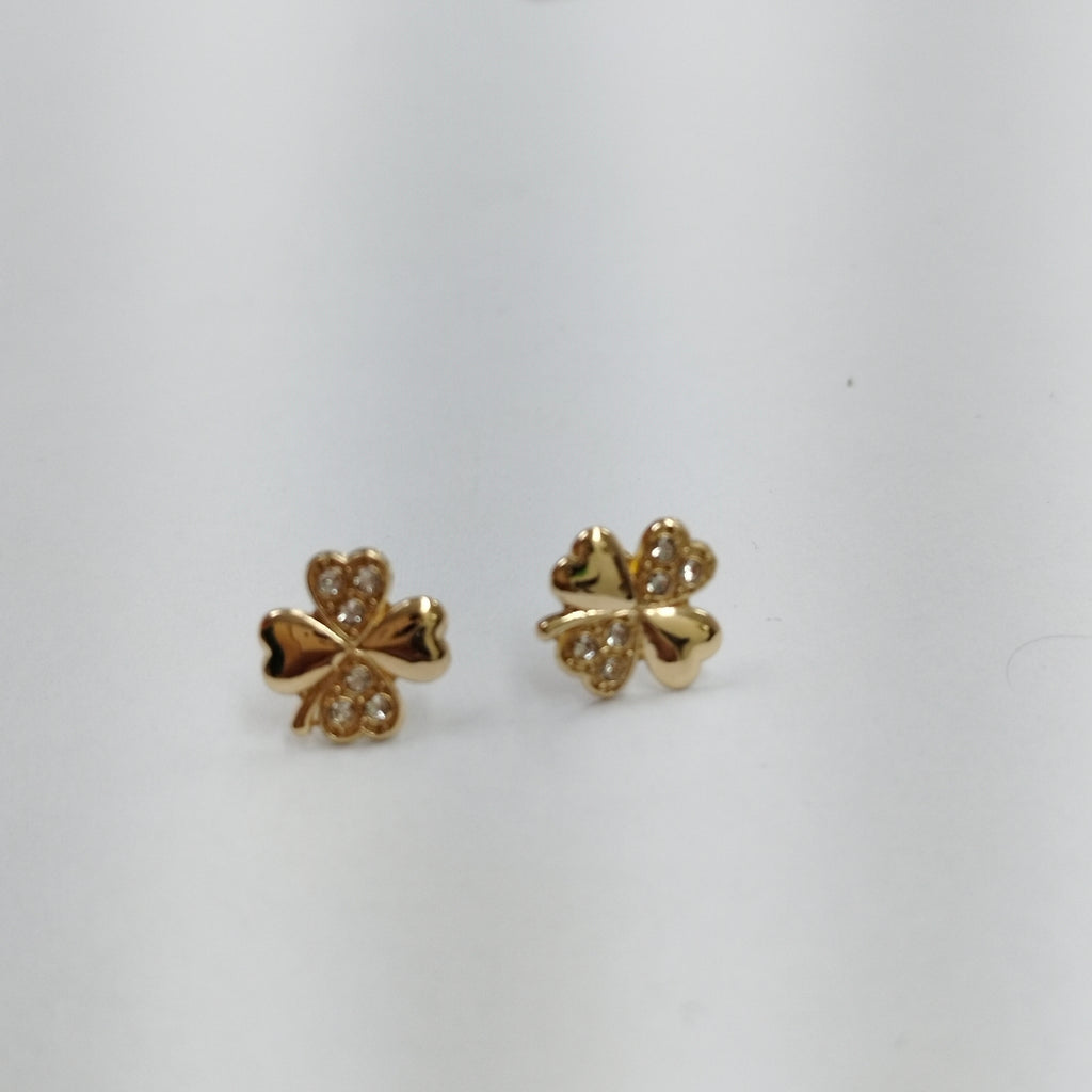 BROQUELES BROQUEL FIG TREBOL 14K 0.2851 GR (NUEVO)