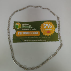 CADENA PLATA 9.6 GRMS (SEMINUEVO)