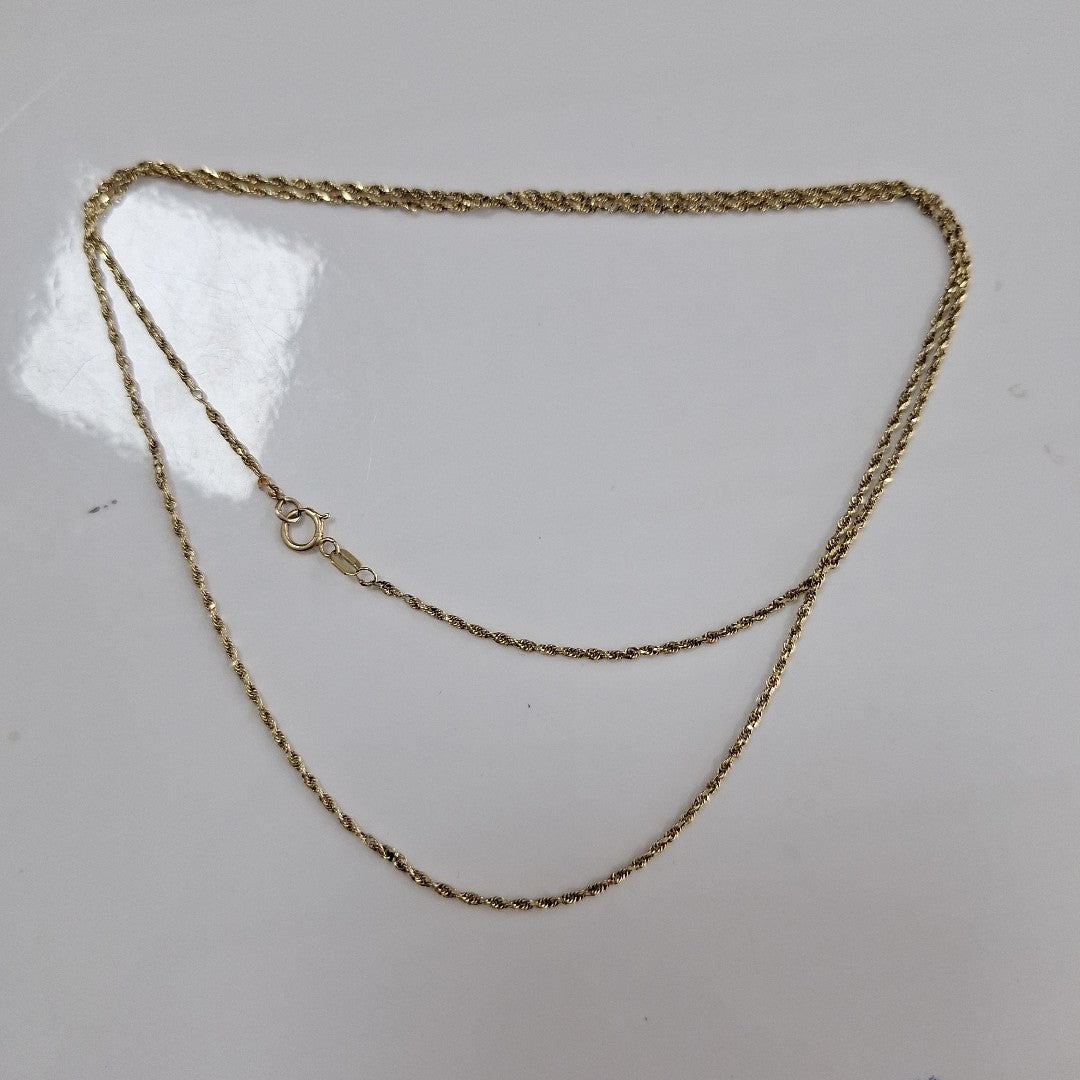 CADENA ORO 14 K 3.5 GRMS (SEMINUEVO)