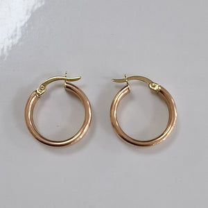 ARRACADAS PAR ORO, ORO COMBINADO 10 K 2.9 GRMS (SEMINUEVO)