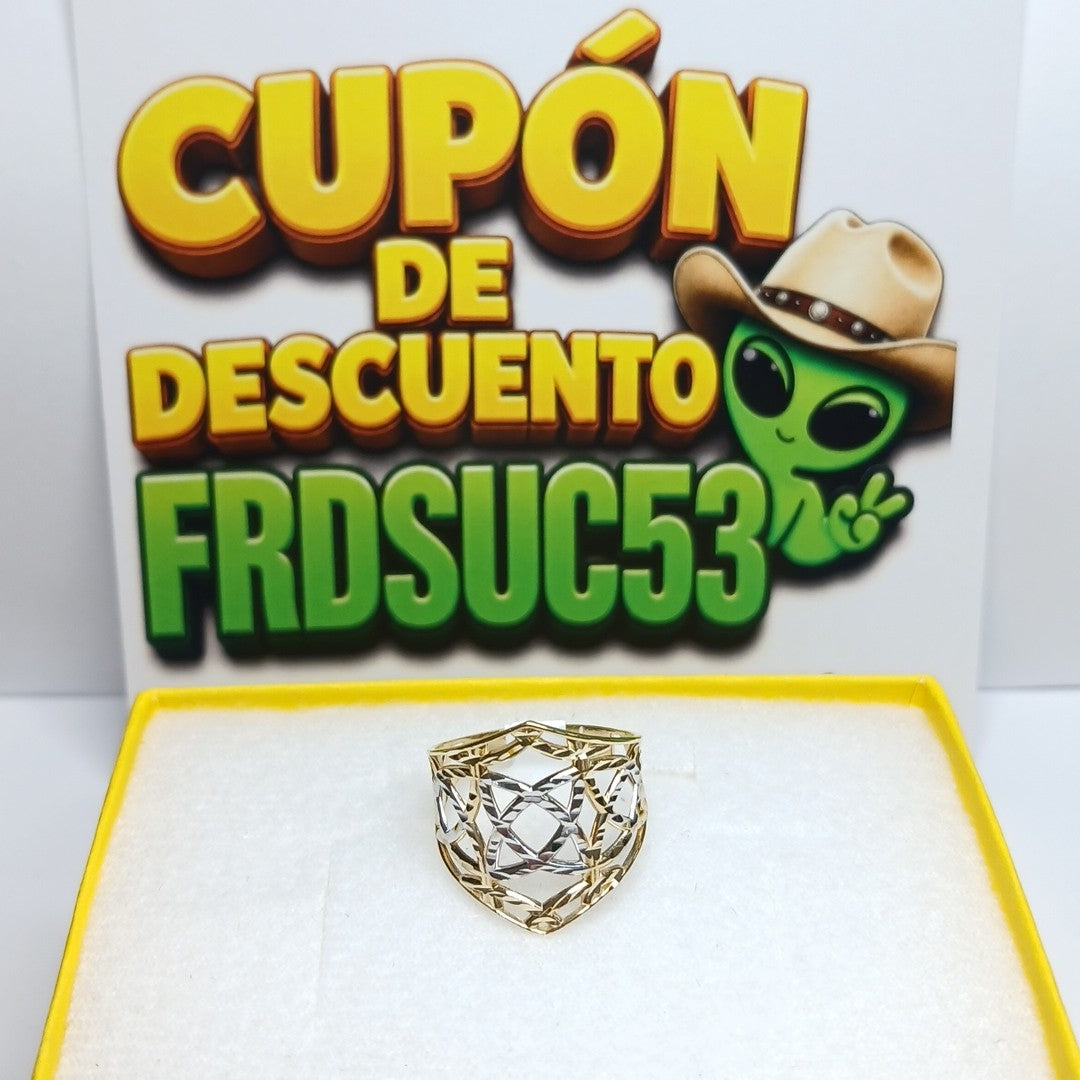 ANILLOS CON ESTRELLA CELTA 14K TALLA 6.5 2.2 GR (NUEVO)