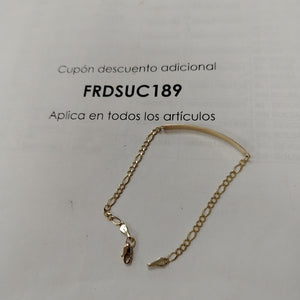 PULSERA ESCLAVA 3X1 10K 18 CM 2.6 GR (NUEVO)