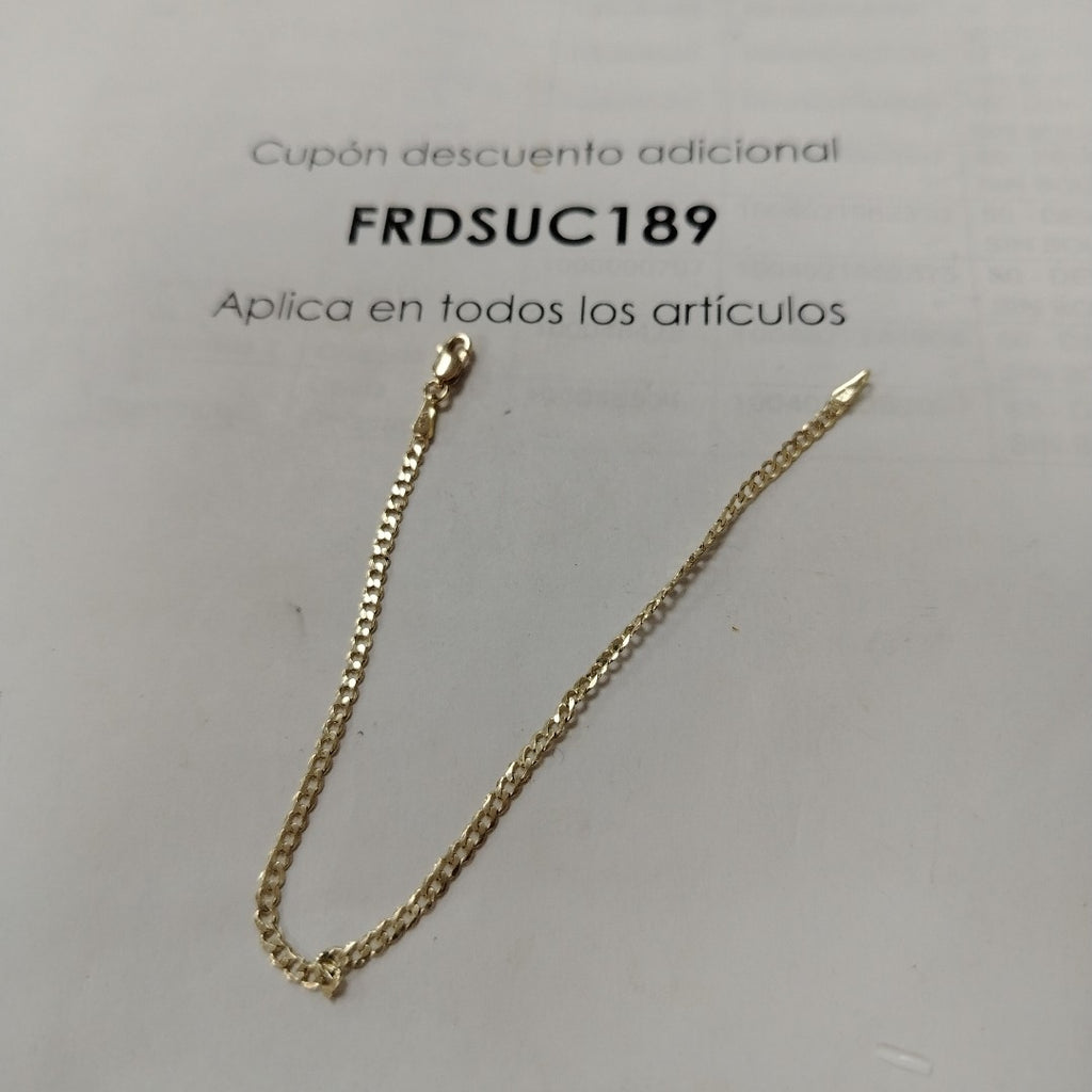 PULSERA BARBADA 14K 18 CM 2 GR (NUEVO)