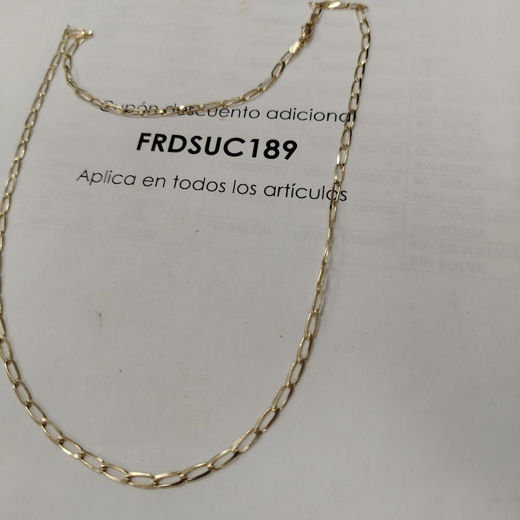 CADENA ESLABON 14K 55 CM 6.8 GR (NUEVO)