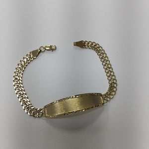 PULSERA ESCLAVA CHINO 14K 21 CM 9.7 GR (NUEVO)