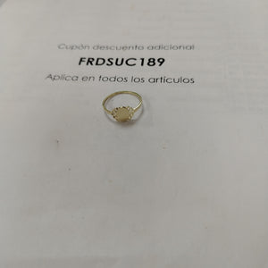 ANILLOS ANILLITO 10K TALLA 8 1 GR (NUEVO)