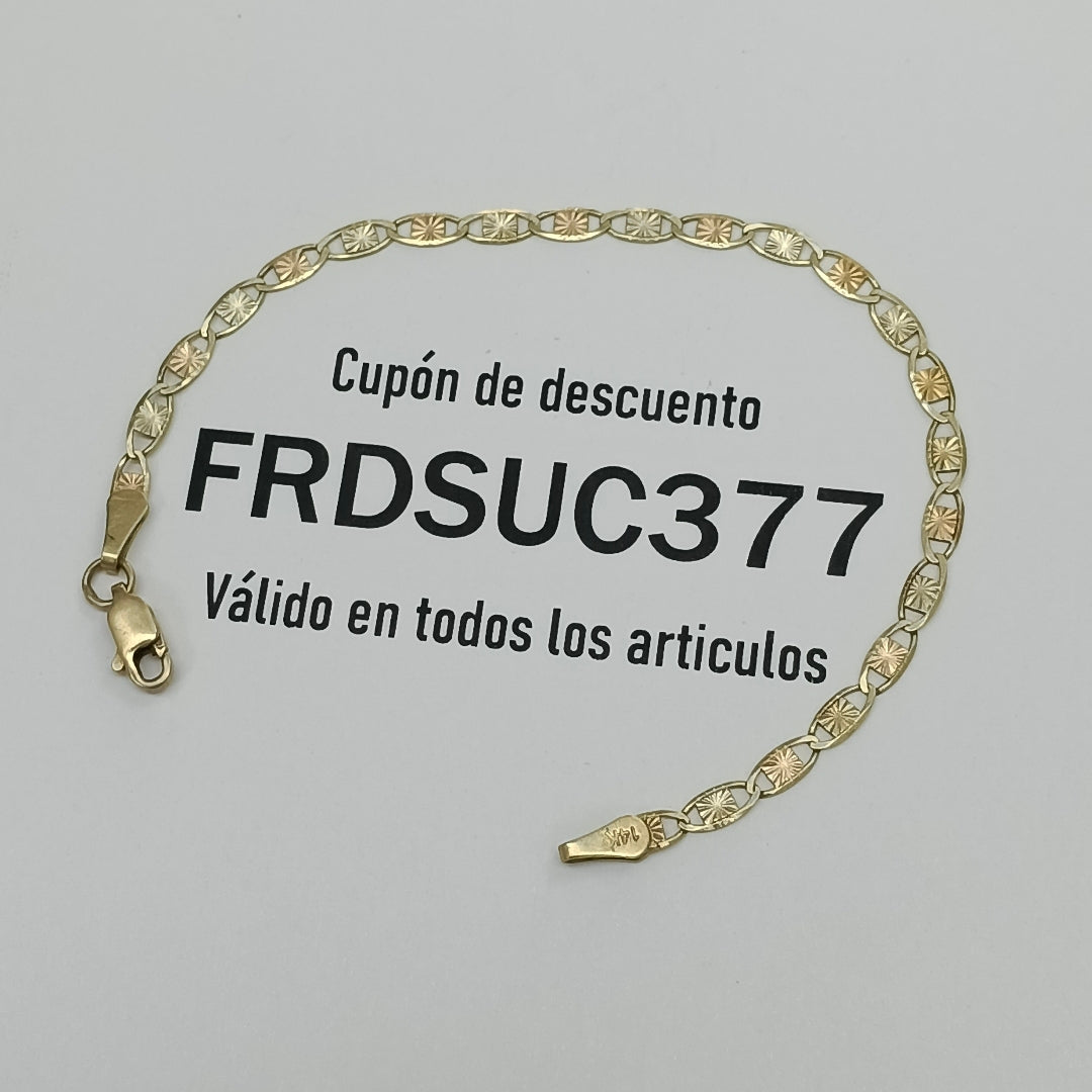 PULSERA ORO 14 K 2.8 GRMS (SEMINUEVO)