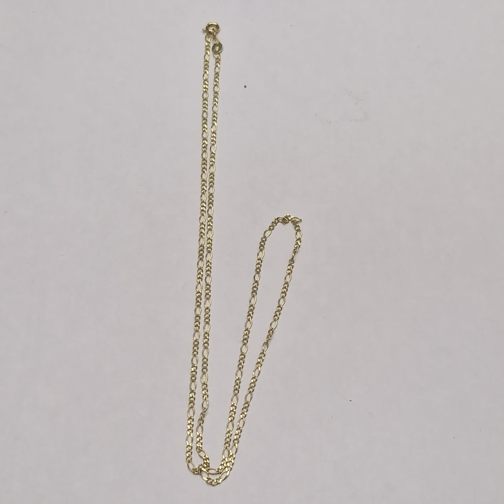CADENA TEJIDO 3X1 14K 55 CM 2.4 GR (NUEVO)
