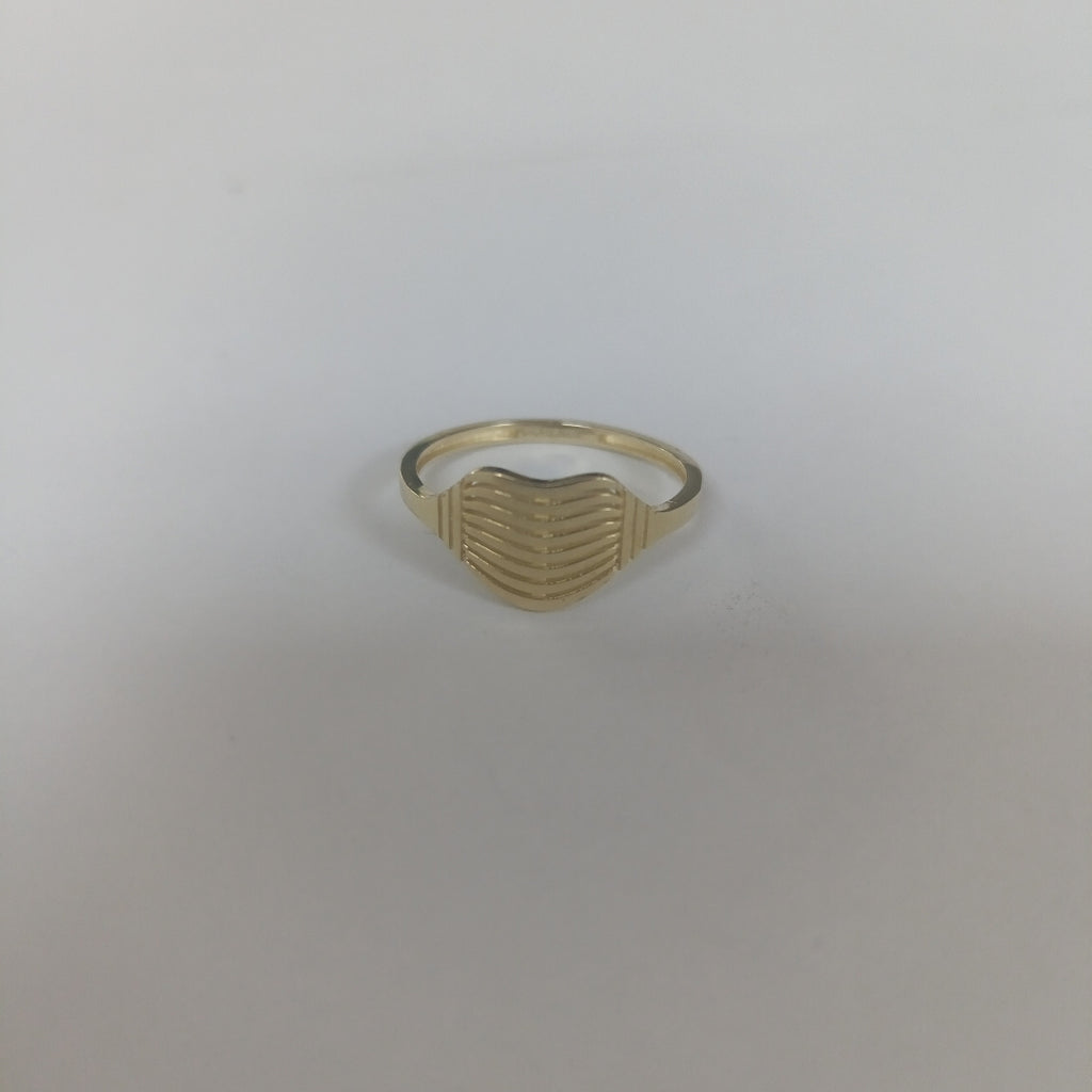 ANILLOS CORAZON 14K TALLA 7 1.8 GR (NUEVO)