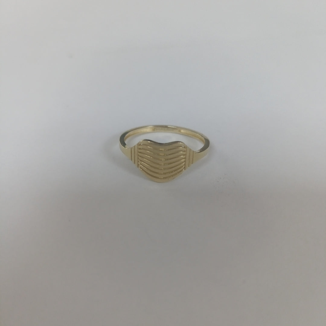ANILLOS CORAZON 14K TALLA 7 1.8 GR (NUEVO)