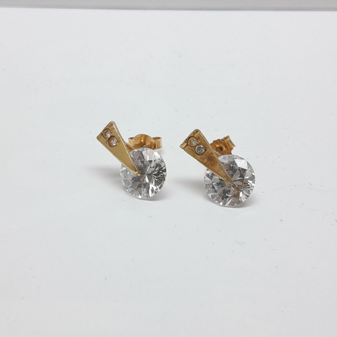 ARETES PAR ORO 14 K 3.3 GRMS (SEMINUEVO)