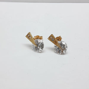 ARETES PAR ORO 14 K 3.3 GRMS (SEMINUEVO)
