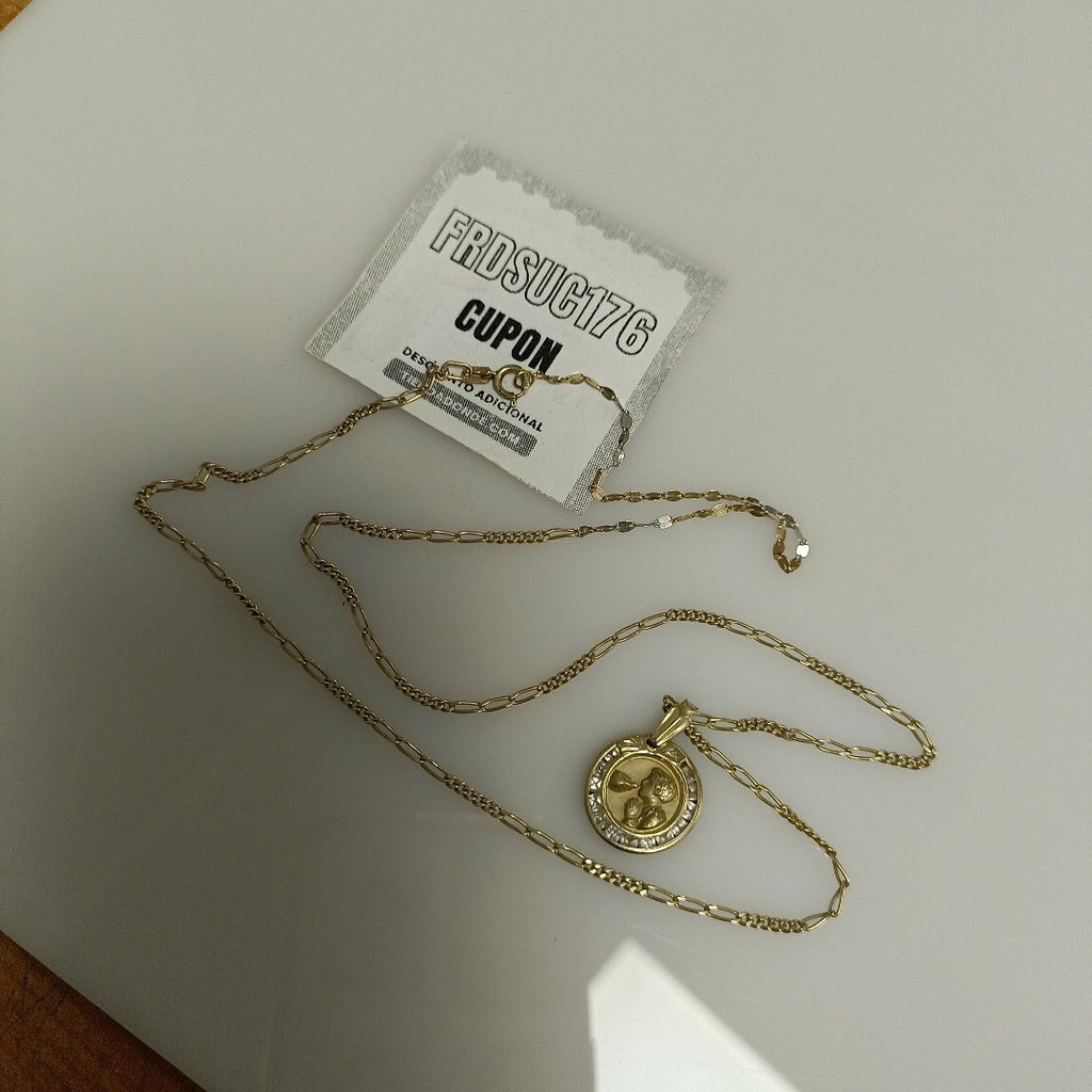 CADENA, DIJE ORO 10 K 4.5 GRMS (SEMINUEVO)