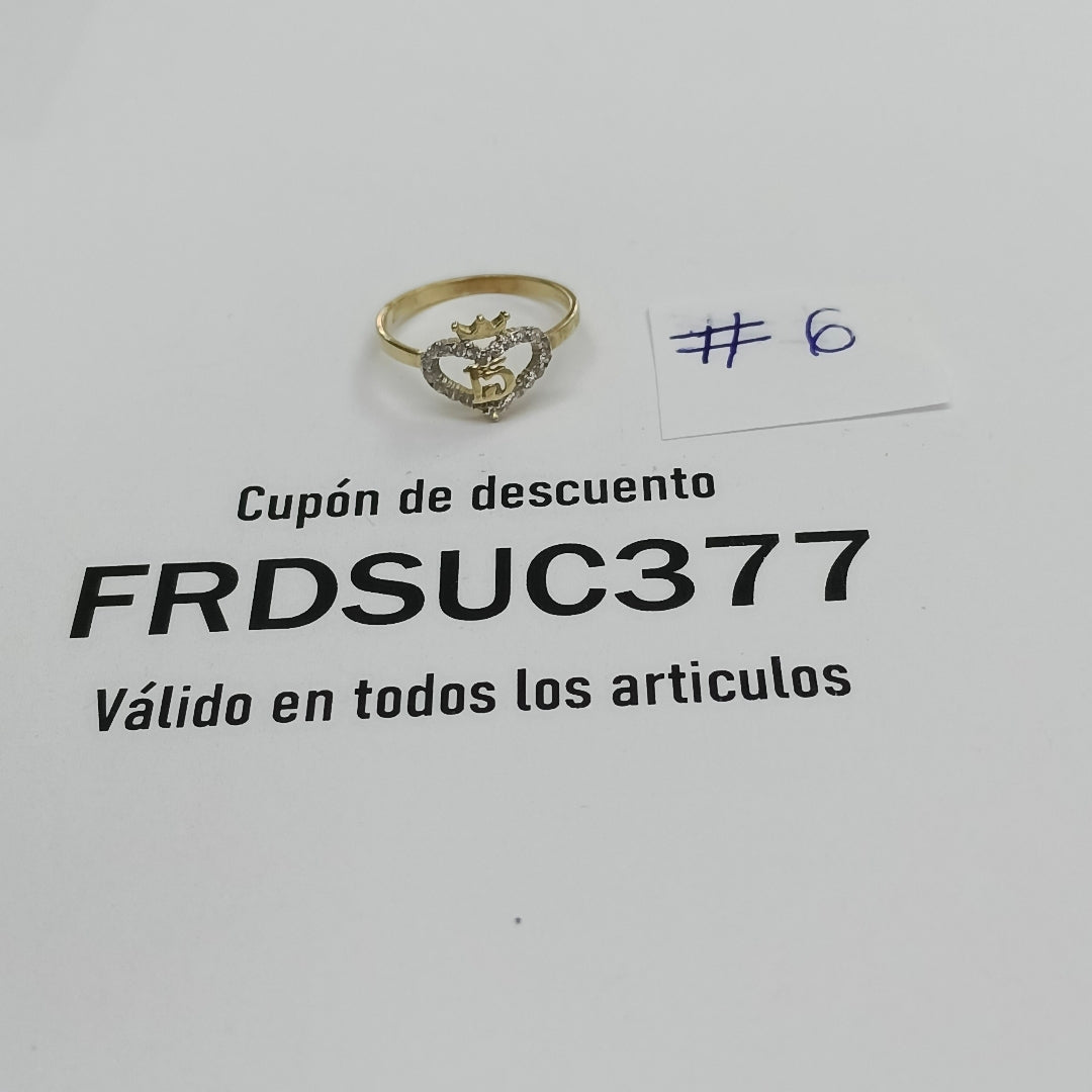 ANILLITO ORO 10 K 1.1 GRMS (SEMINUEVO)