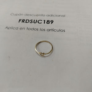 ANILLOS ANILLITO FIG CORAZON 10K TALLA 9 0.9 GR (NUEVO)