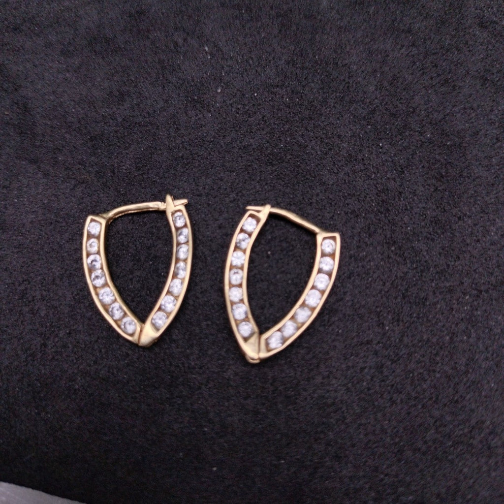 ARRACADAS PAR ORO 14 K 2,00 GRMS (SEMINUEVO)