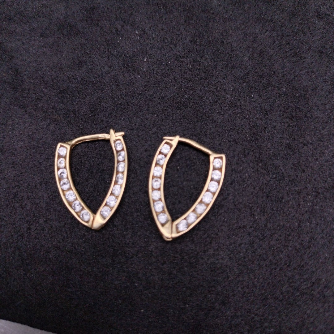 ARRACADAS PAR ORO 14 K 2,00 GRMS (SEMINUEVO)