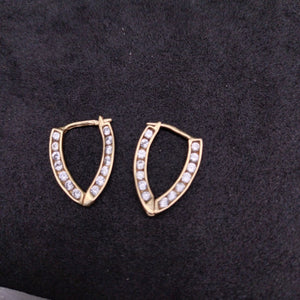 ARRACADAS PAR ORO 14 K 2,00 GRMS (SEMINUEVO)