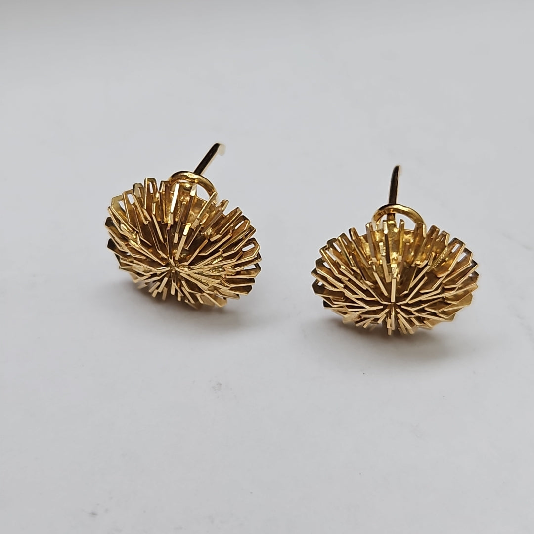 ARETES PAR ORO 18 K 8.1 GRMS (SEMINUEVO)
