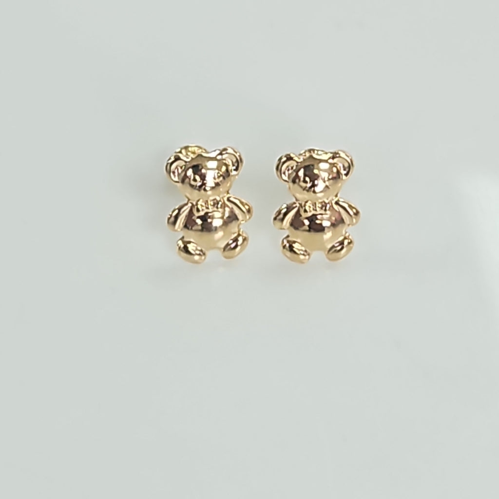 BROQUELES BROQUEL FIG OSO 14K 0.2592 GR (NUEVO)