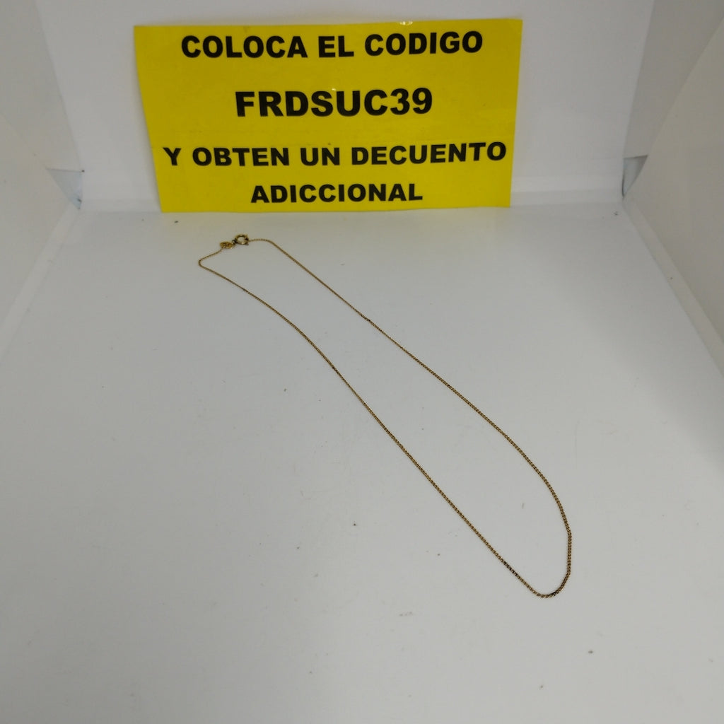 CADENA ORO 10 K 0,70 GRMS (SEMINUEVO)