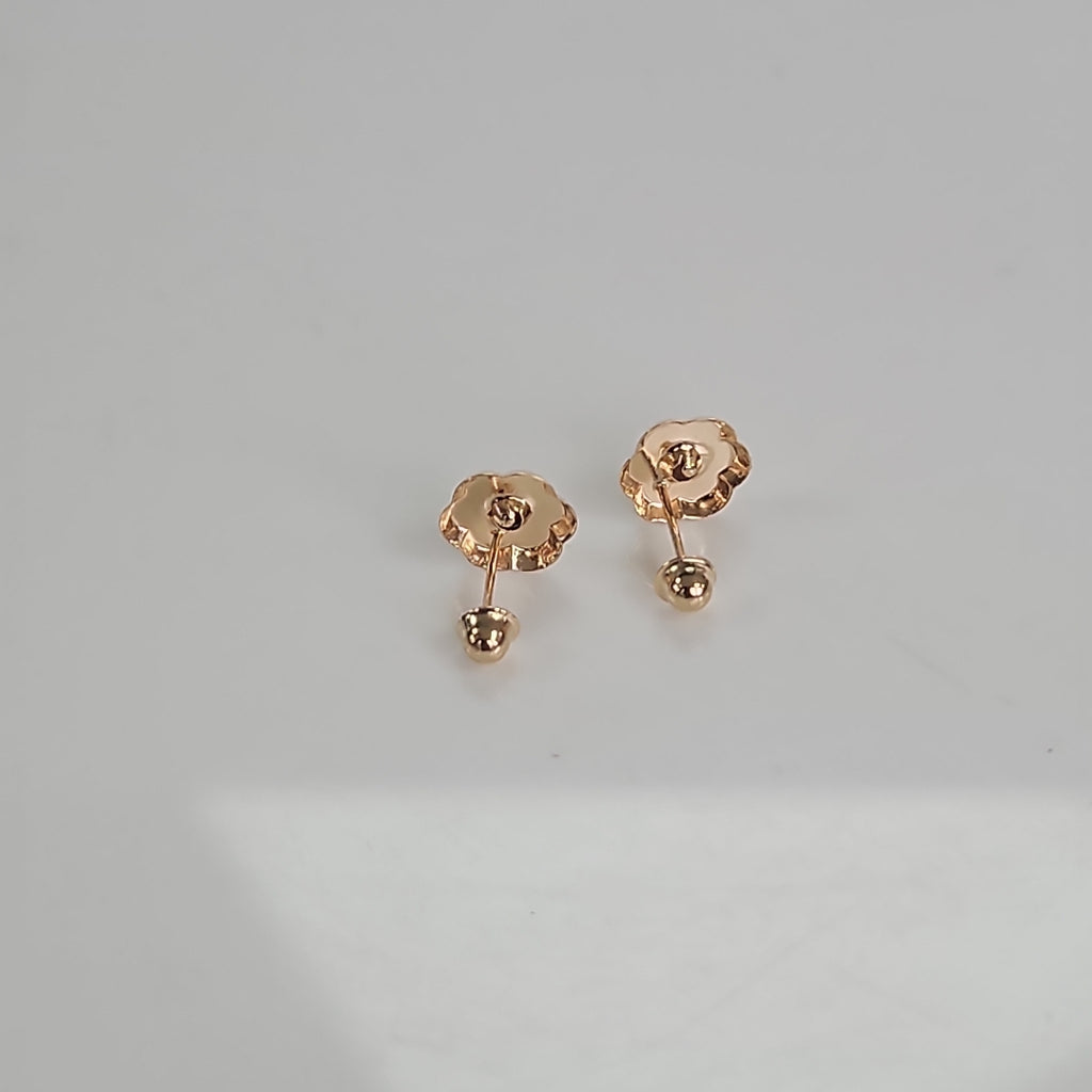BROQUELES BROQUEL FIG FLOR C CIRCONIA 14K 0.2581 GR (NUEVO)