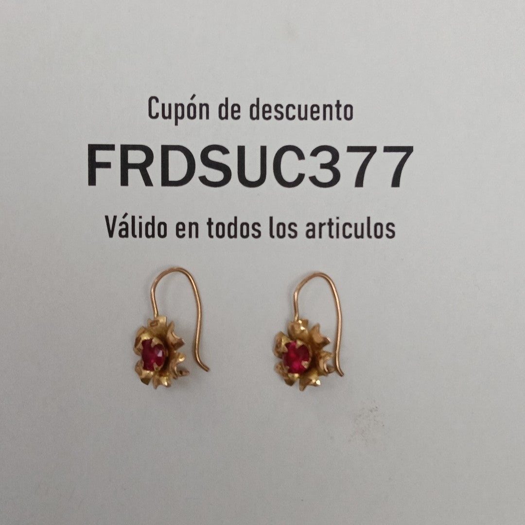 ARETES PAR ORO 8 K 2.4 GRMS (SEMINUEVO)
