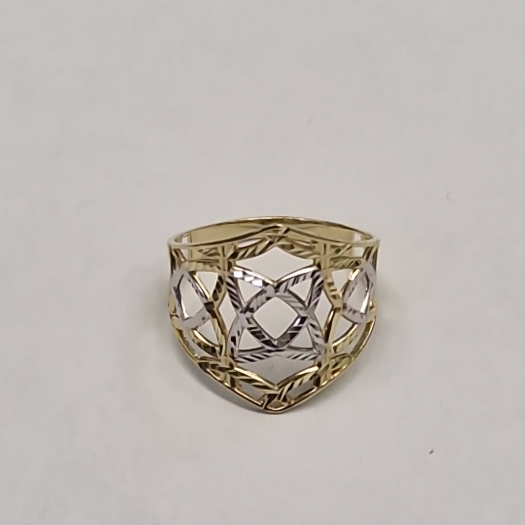 ANILLOS CON ESTRELLA CELTA 14K TALLA 7.5 2.2 GR (NUEVO)