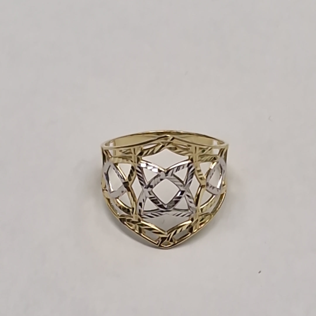 ANILLOS CON ESTRELLA CELTA 14K TALLA 7.5 2.2 GR (NUEVO)