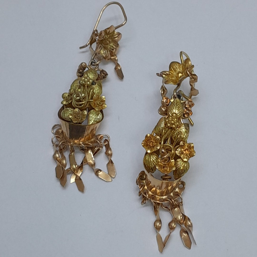 ARETES PAR ORO 10 K 7,80 GRMS (SEMINUEVO)