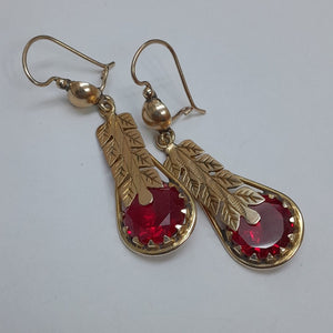 ARETES PAR ORO 8 K 8,20 GRMS (SEMINUEVO)