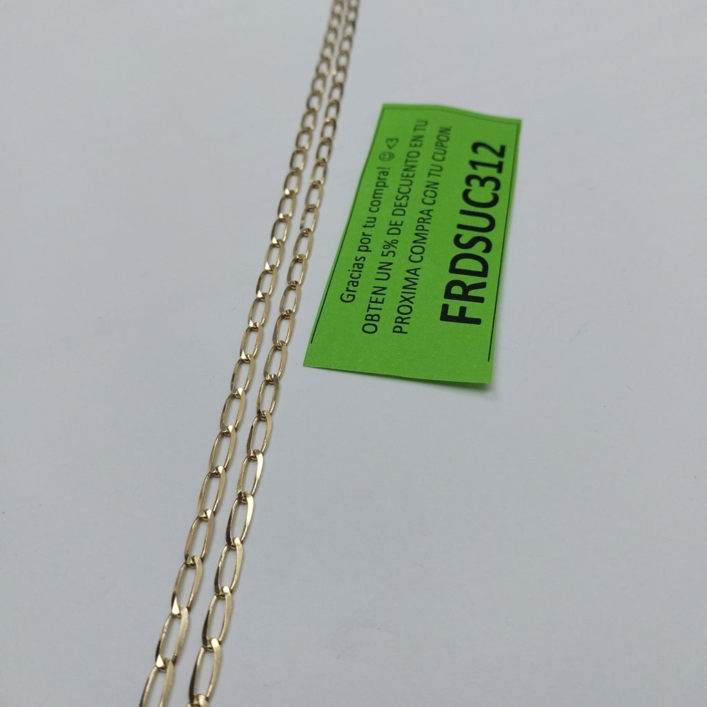 CADENA ESLABON 14K 55 CM 6.5 GR (NUEVO)