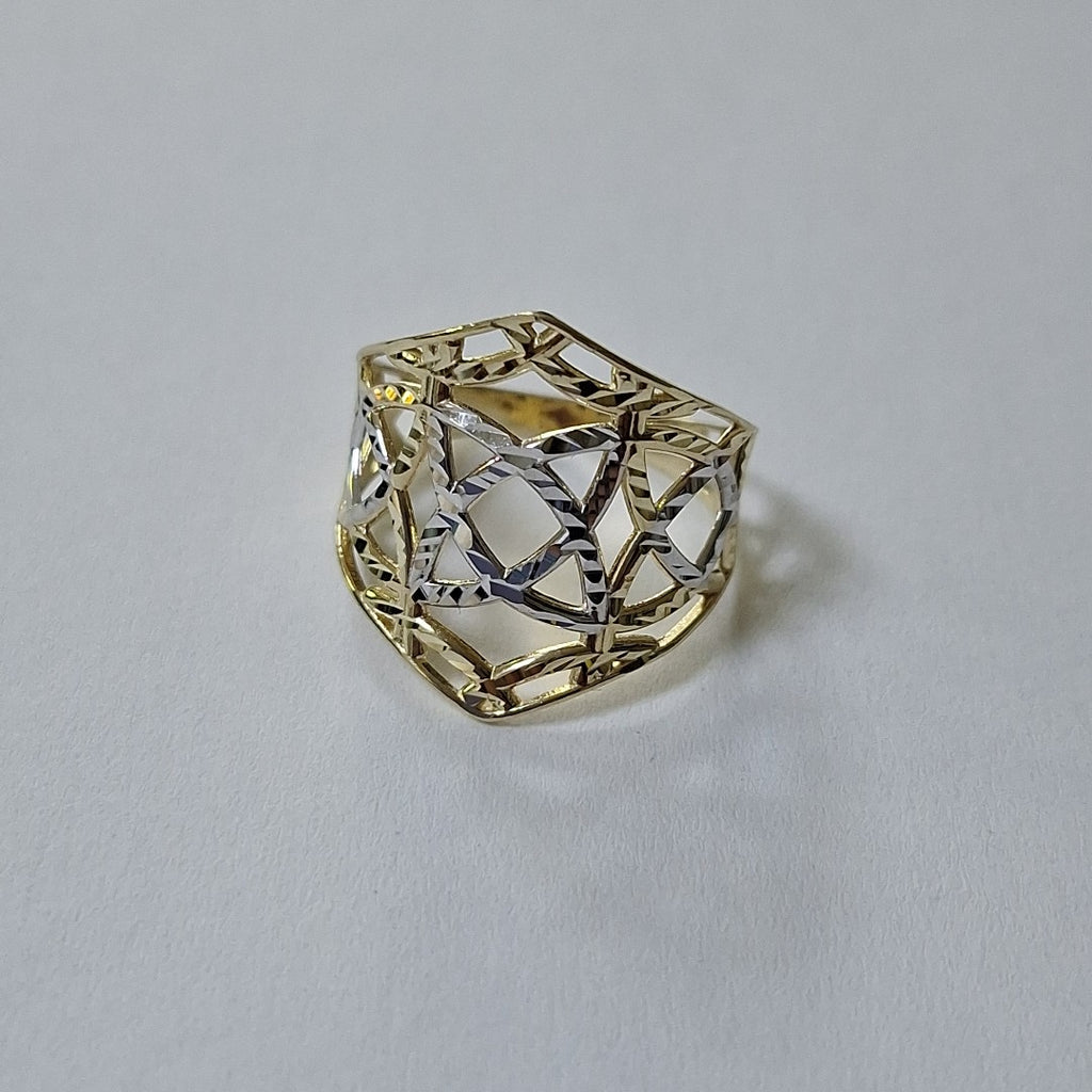 ANILLOS CON ESTRELLA CELTA 14K TALLA 6.5 2.2 GR (NUEVO)