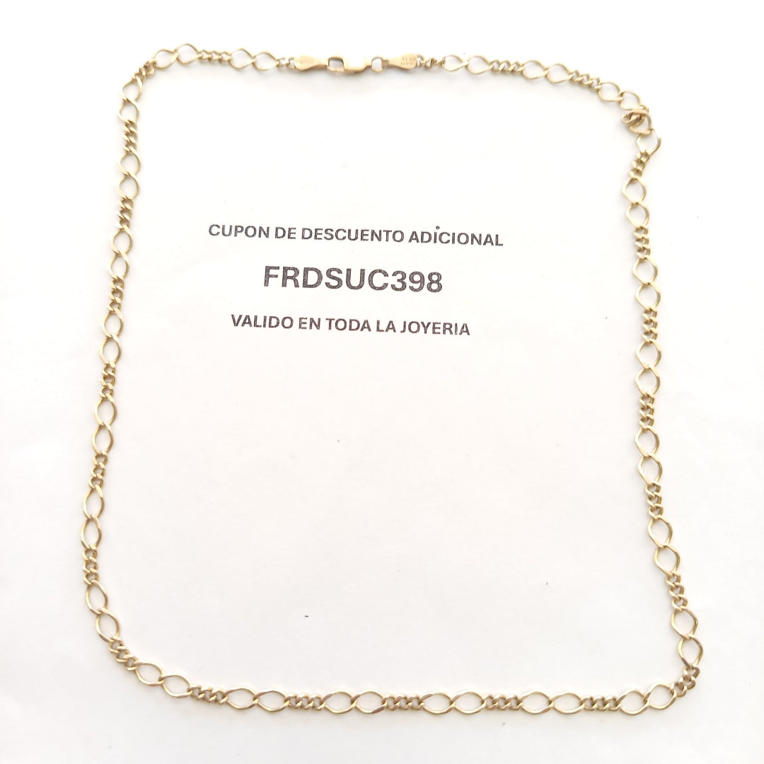 CADENA ORO 14 K 9,90 GRMS (SEMINUEVO)