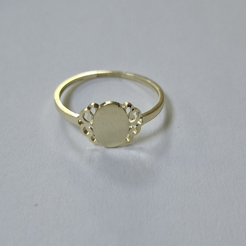 ANILLOS ANILLITO 10K TALLA 8 0.9 GR (NUEVO)