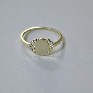 ANILLOS ANILLITO 10K TALLA 8 0.9 GR (NUEVO)