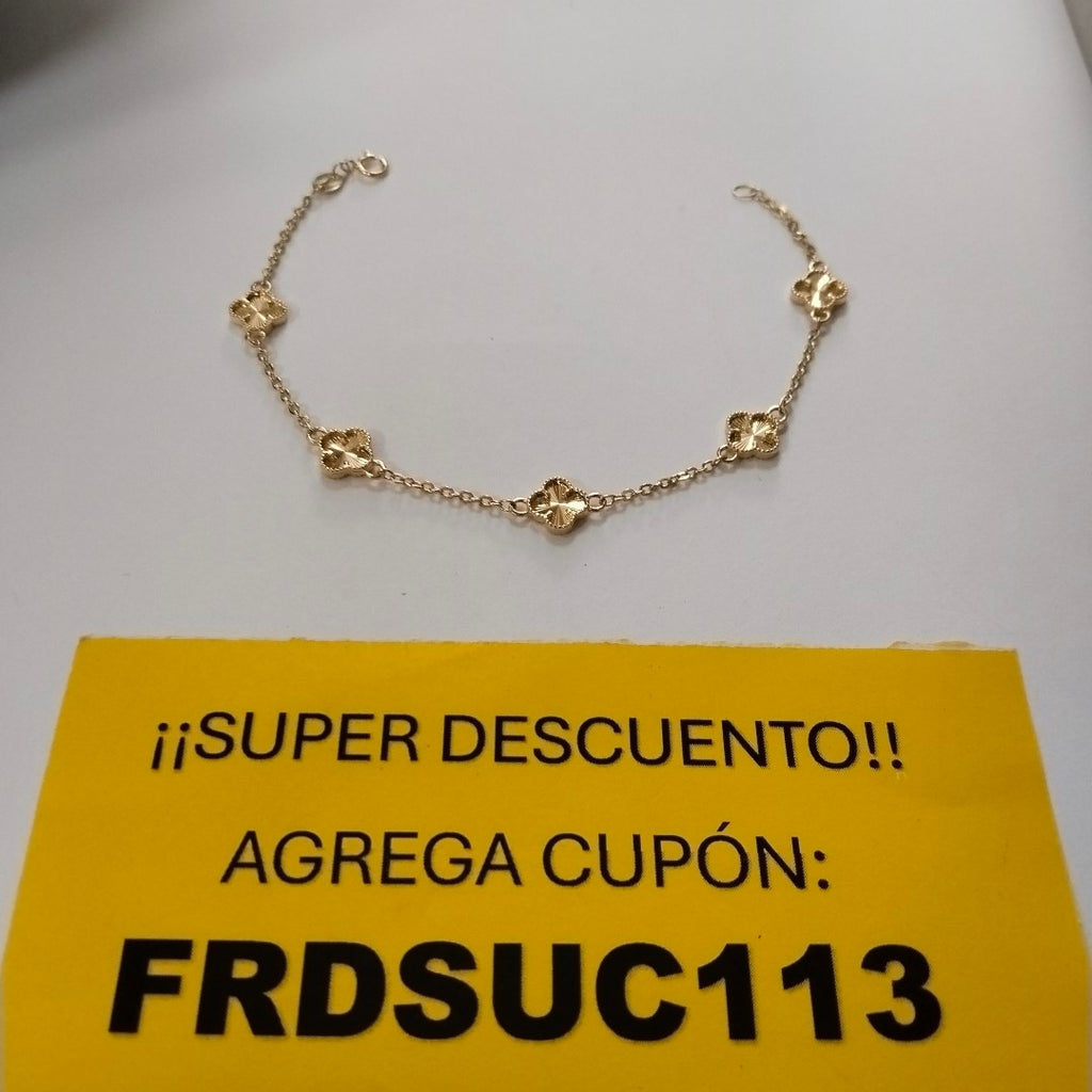PULSERA ESPECIAL 14K 18 CM 2.9 GR (NUEVO)