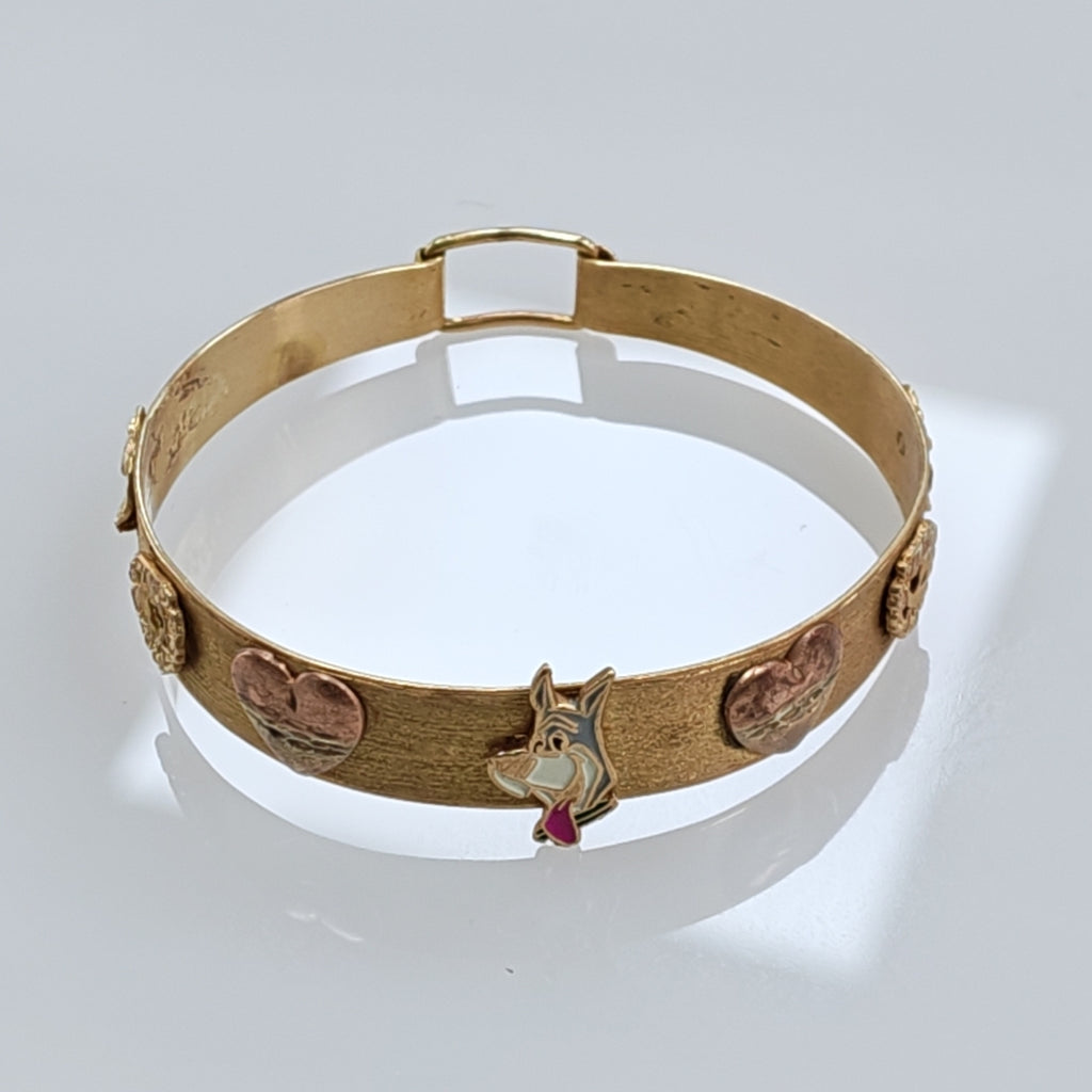 BRAZALETE ORO 14 K 8.9 GRMS (SEMINUEVO)