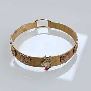 BRAZALETE ORO 14 K 8.9 GRMS (SEMINUEVO)