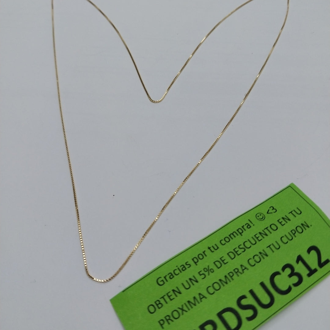 CADENA VENECIANO 14K 55 CM 1.7 GR (NUEVO)