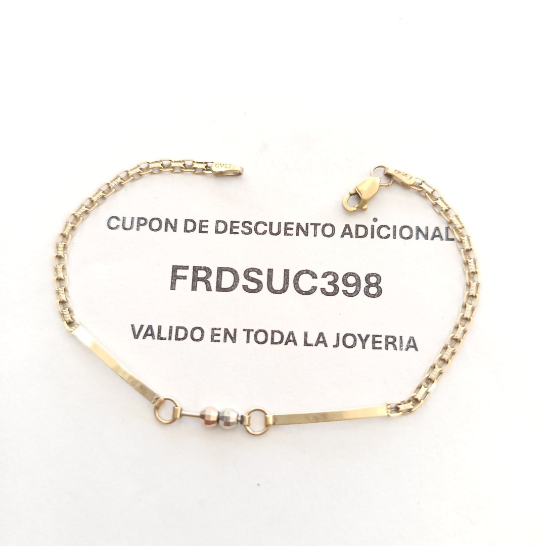 PULSERA ORO 10 K 2.3 GRMS (SEMINUEVO)