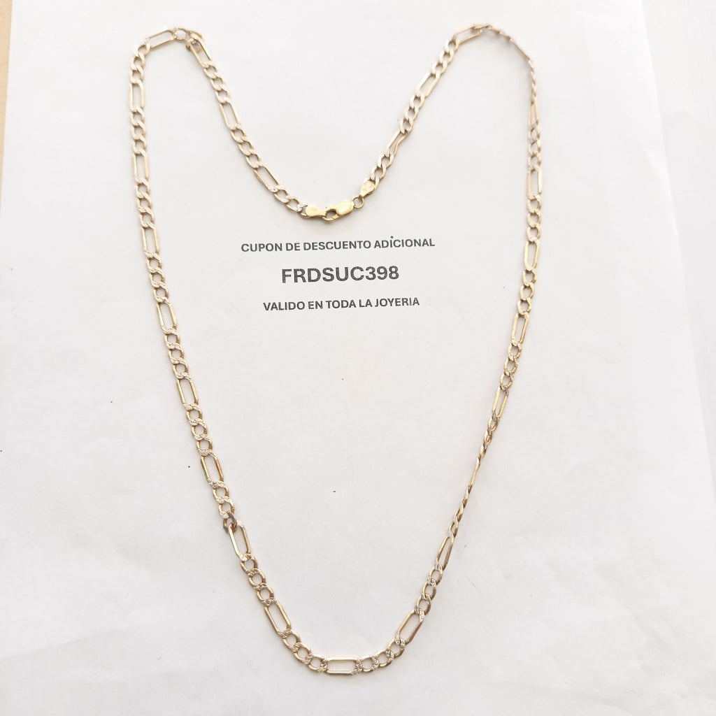 CADENA ORO, RODIADO 14 K 10.4 GRMS (SEMINUEVO)