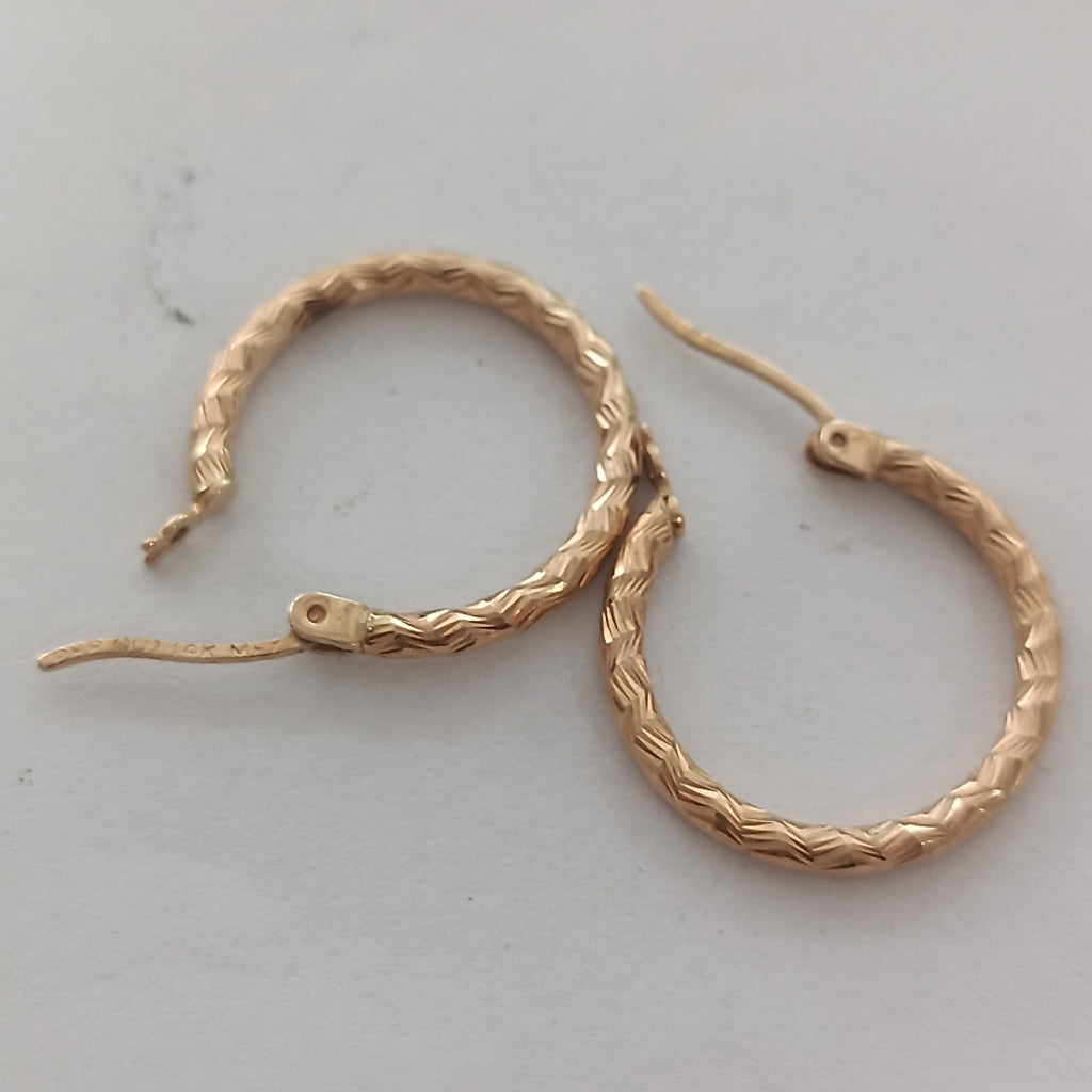 ARRACADAS PAR ORO 14 K 2 GRMS (SEMINUEVO)