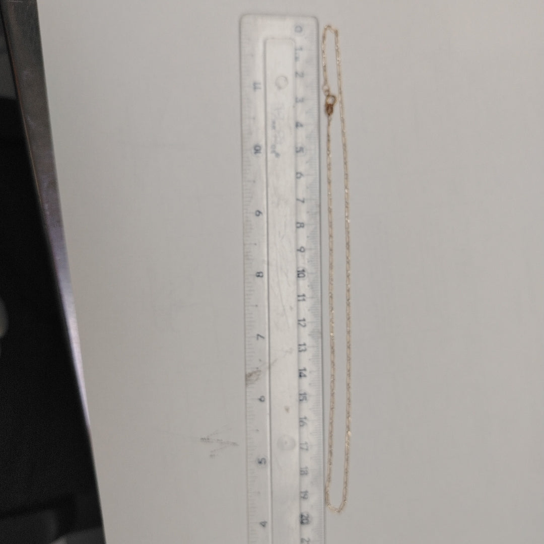 CADENA ORO, RODIADO 14 K 1.5 GRMS (SEMINUEVO)